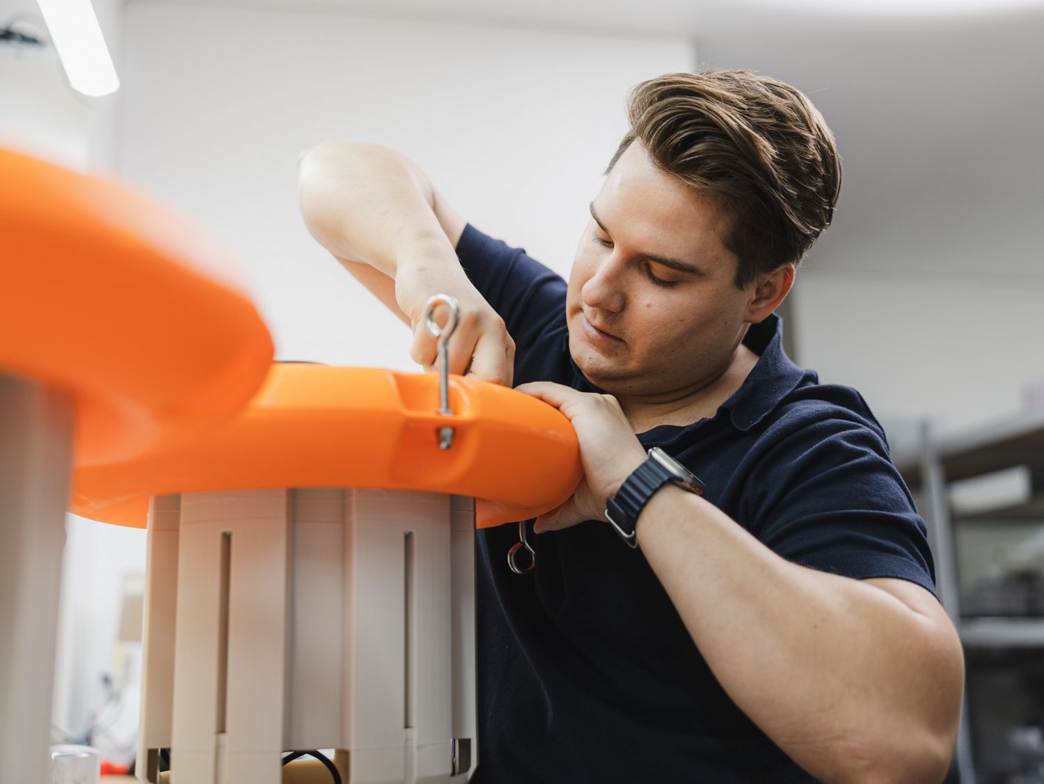 Filip working on WaterSense